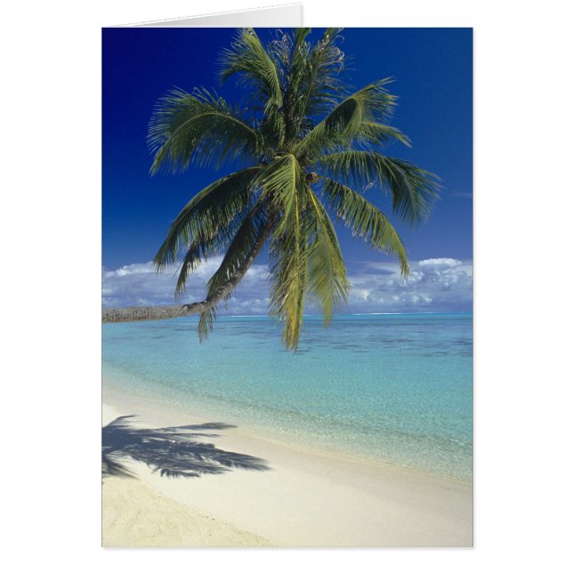 Matira Beach on the island of Bora Bora, Society (Front)