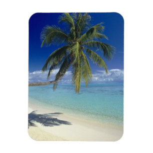 Matira Beach on the island of Bora Bora, Society Magnet