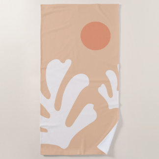Matisse Abstract Cut-outs Beach Towel