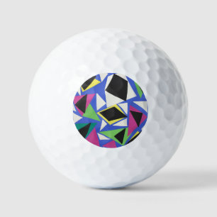 Matisse Abstract Geometric Blue Cut Out Art Golf Balls