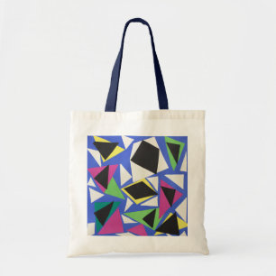 Matisse Abstract Geometric Blue Cut Out Art Tote Bag