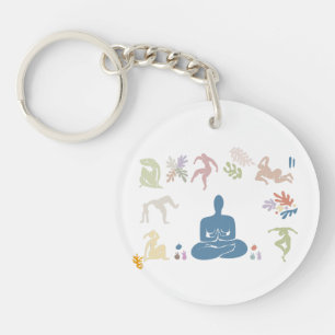 Matisse Art Meditation Elements Key Ring