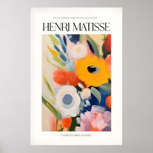 Matisse Art Prints - Abstract Flowers Poster