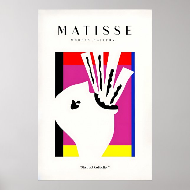 Matisse Art Prints -Abstract Head Jazz Series (Front)