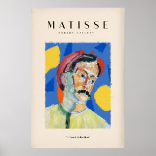 Matisse Art Prints - Abstract Man Portrait Poster