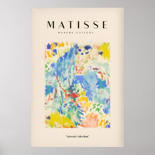 Matisse Art Prints - Abstract Vibrant Landscape (Front)