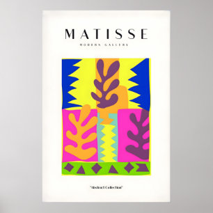 Matisse Art Prints - Colourful Abstract Leaves