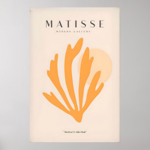 Matisse Art Prints - Orange Seaweed Abstract Art
