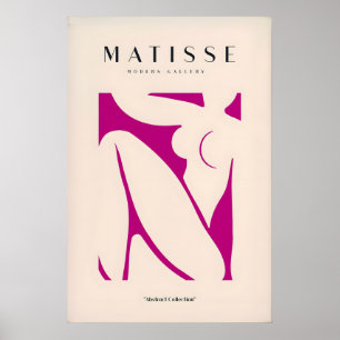 Matisse Art Prints - Pink Abstract Figure Art