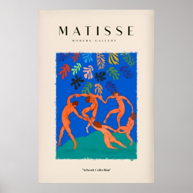 Matisse Art Prints - The Dance Figures Abstract (Front)