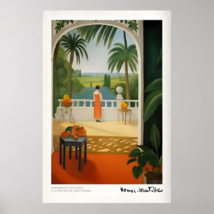 Matisse Art Prints - Woman on Balcony Sea View
