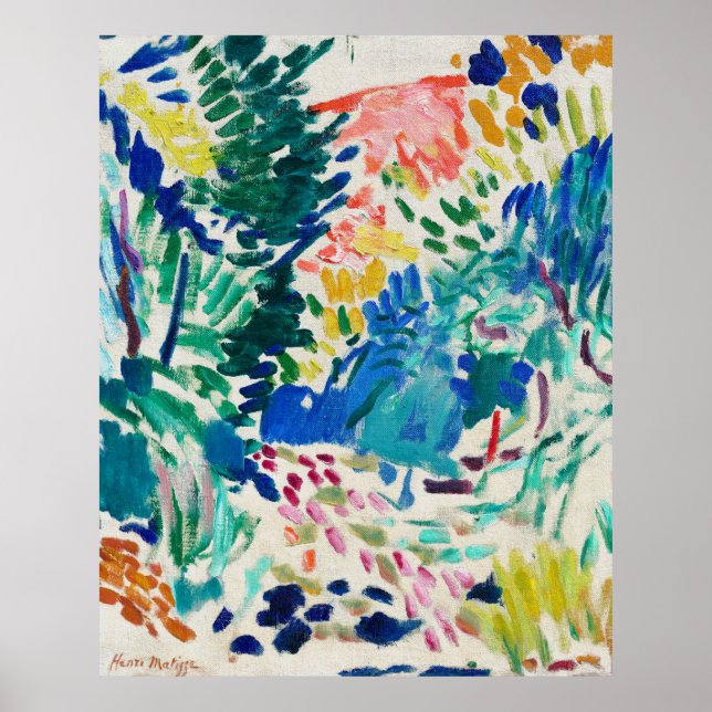 Matisse, Colourful Landscape,Landscape at Colliour Poster (Front)