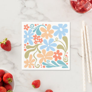 Matisse Daisies Pattern Napkin
