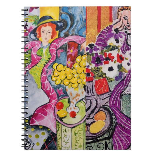 Matisse depicts with humour the women world.PNG Notebook (Front)