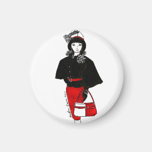 Matisse Doll Fashion- Cape Dress Magnet