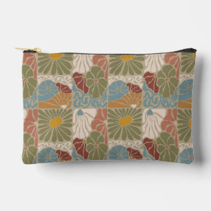 Matisse Groovy floral Art Nouveau 1970s Boho Accessory Pouch