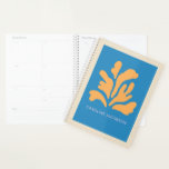 Matisse Inspired Abstract Art Shapes Personalised Planner<br><div class="desc">Plan your days in style with this beautiful planner featuring a matisse inspired abstract art cover design in blue and yellow,  personalised with your name.</div>