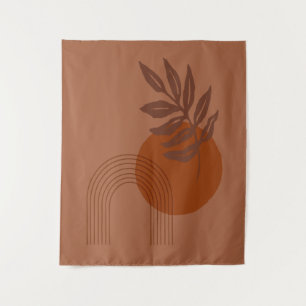 Matisse Inspired Desert Vibes Abstract Shapes Tapestry