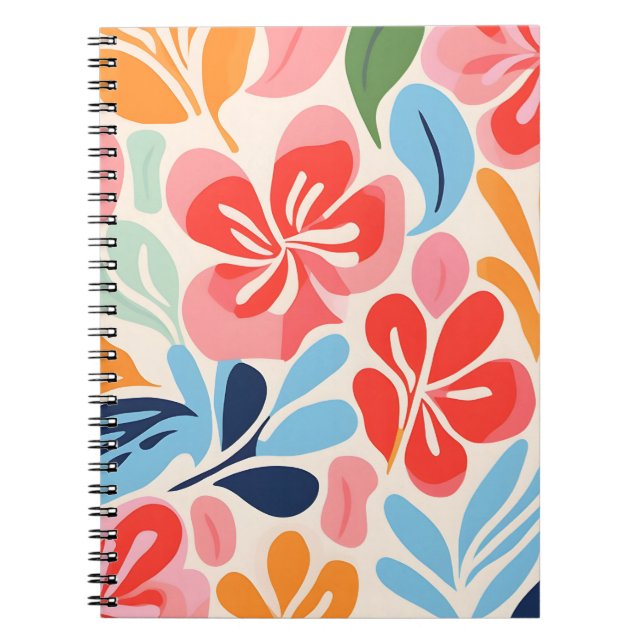 Matisse inspired floral notebook (Front)
