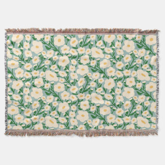 Matisse Inspired Flower Market - Helsinki Throw Blanket