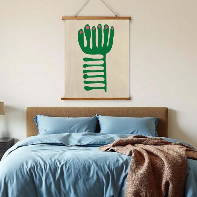 Matisse Inspired Green and Pink Hanging Tapestry (Creator Uploaded)