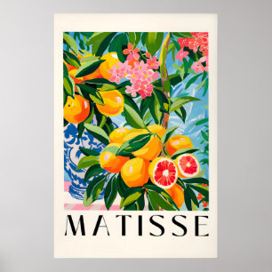 Matisse Inspired Orange Tree Art Print Spanish