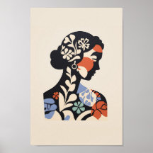 Matisse Inspired Poster – Face Of A Woman 