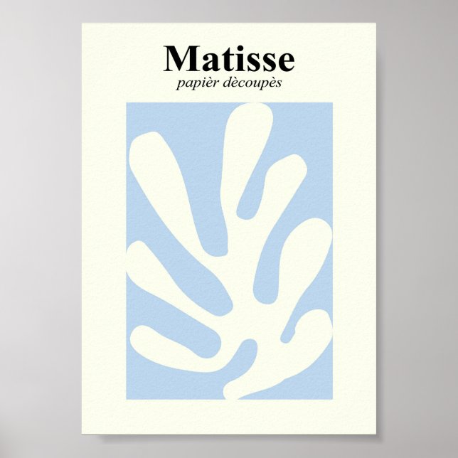 Matisse Inspired Shape Poster (Front)