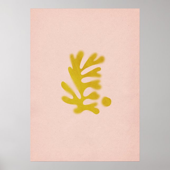 Matisse inspired shapes poster (Front)