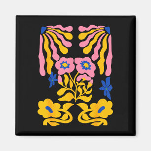 Matisse painting flower aesthetic art earthy magnet