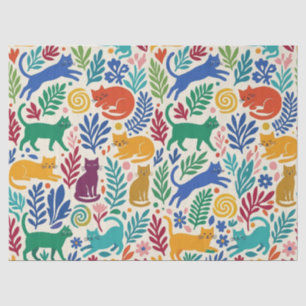Matisse Style Cats Tissue Paper