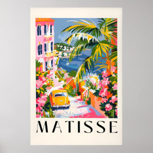 Matisse Style Italy Art Print Pink Beachy Summer