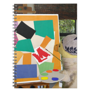 Matisse The Snail in oil by Danny Duck Poster Notebook
