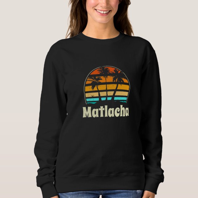 Matlacha Florida Beach Fl Beach Bum Sweatshirt (Front)