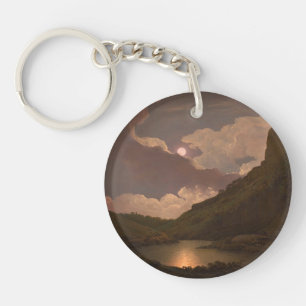 Matlock Tor by Moonlight  Key Ring