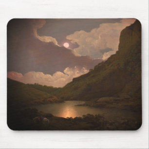 Matlock Tor by Moonlight Mouse Pad