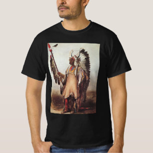 Mato-Tope, A Mandan Chief Portrait by Karl Bodmer T-Shirt