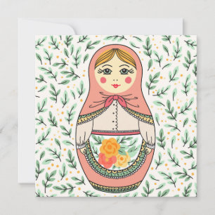 Matreshka holiday card