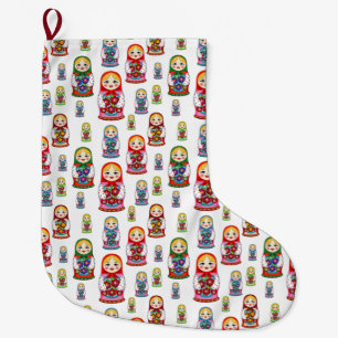 Matreshka Large Christmas Stocking