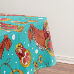 Matreshka Pattern Tablecloth
