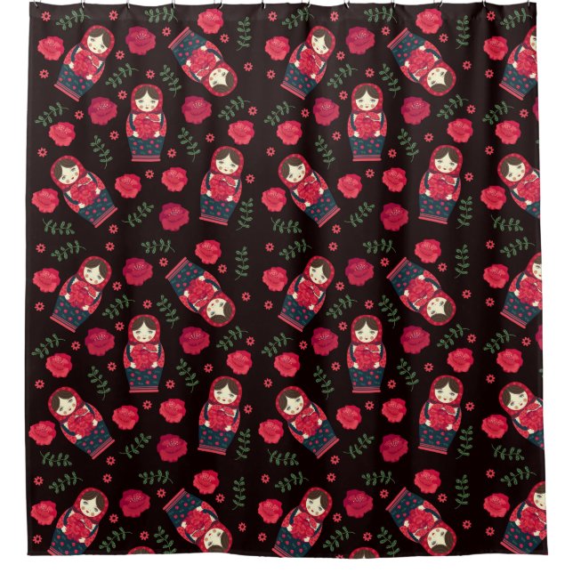 Matreshka Shower Curtain (Front)