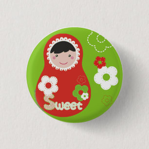 Matrioska Sweet Chapa 3 Cm Round Badge