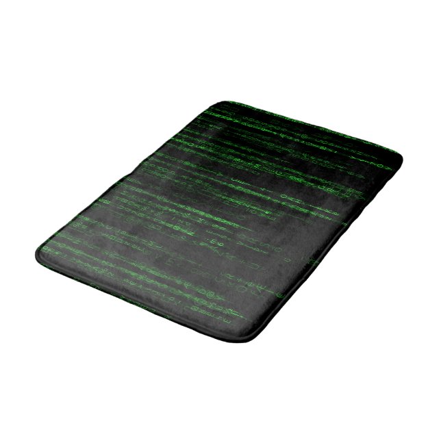 Matrix code bath mat (Angled)