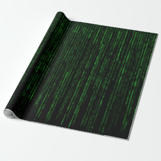 Matrix code wrapping paper