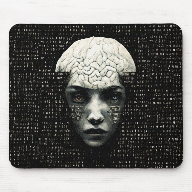 Matrix Man Binary Code Mouse Pad (Front)