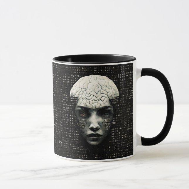 Matrix Man Binary Code Mug (Right)
