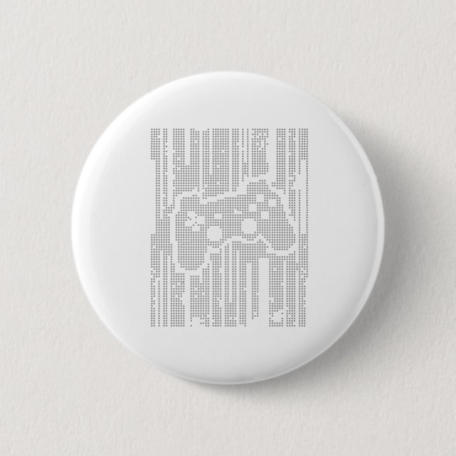 Matrix Pad - Controller Gamer Video Games Gaming 6 Cm Round Badge (Front)