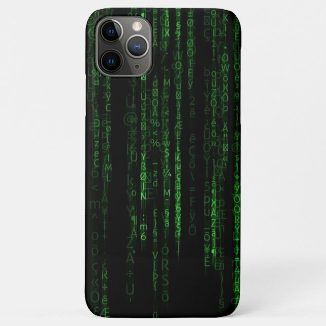 Matrix rain code Case-Mate iPhone case (Back)