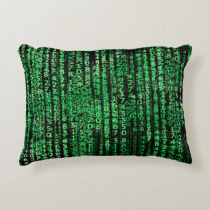 Matrix technology tech data decorative cushion