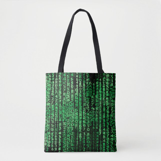 Matrix technology tech data tote bag (Front)